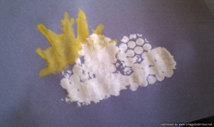 Cloud print Printing with bubble wrap