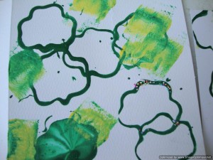 Shamrock printing