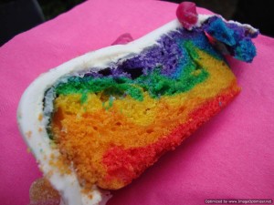 Rainbow cake