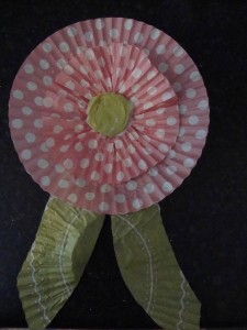 Cupcake case rosette Cupcake case rosette