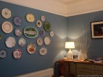 finished plate-covered wall