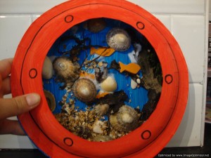 paper plate porthole sea picture