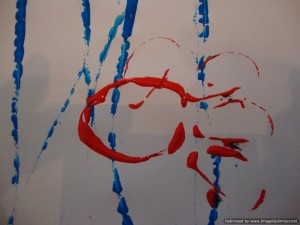 fish-shaped shell print
