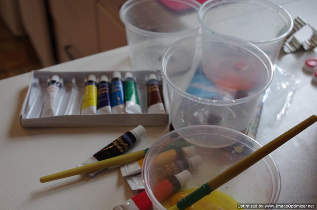 Splatter painting supplies
