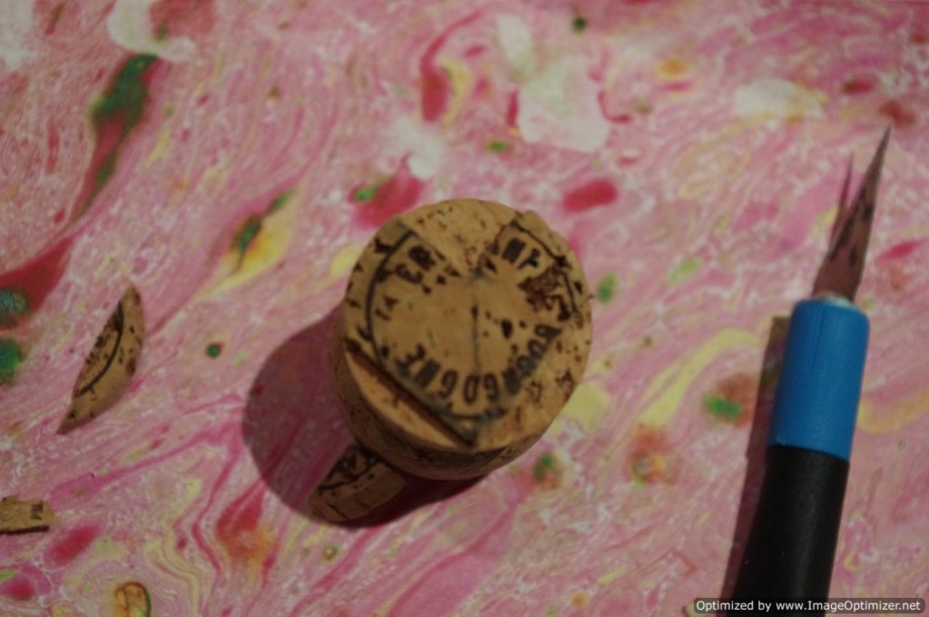 valentines cards 4 how to cut a heart into a cork for printing