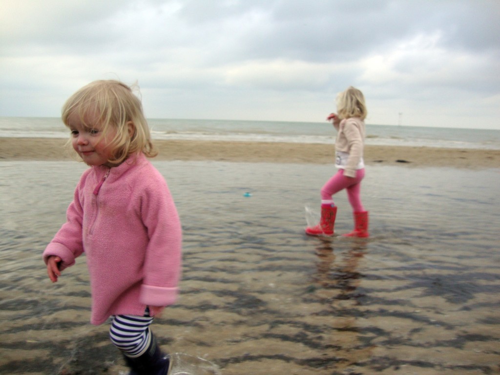 beach walk along the beach, Westgate