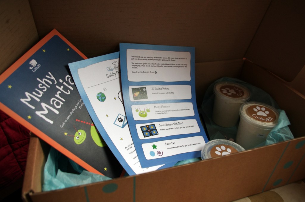 Cubby Kit box opened