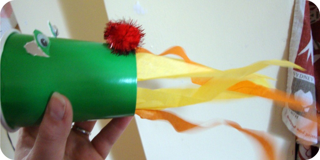 Fire breathing Dragon for St Davids Day
