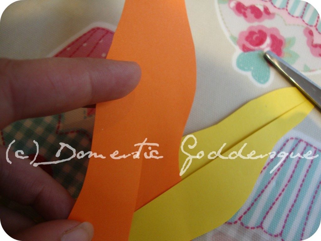 slit the flames cut paper for your Olympic Flame