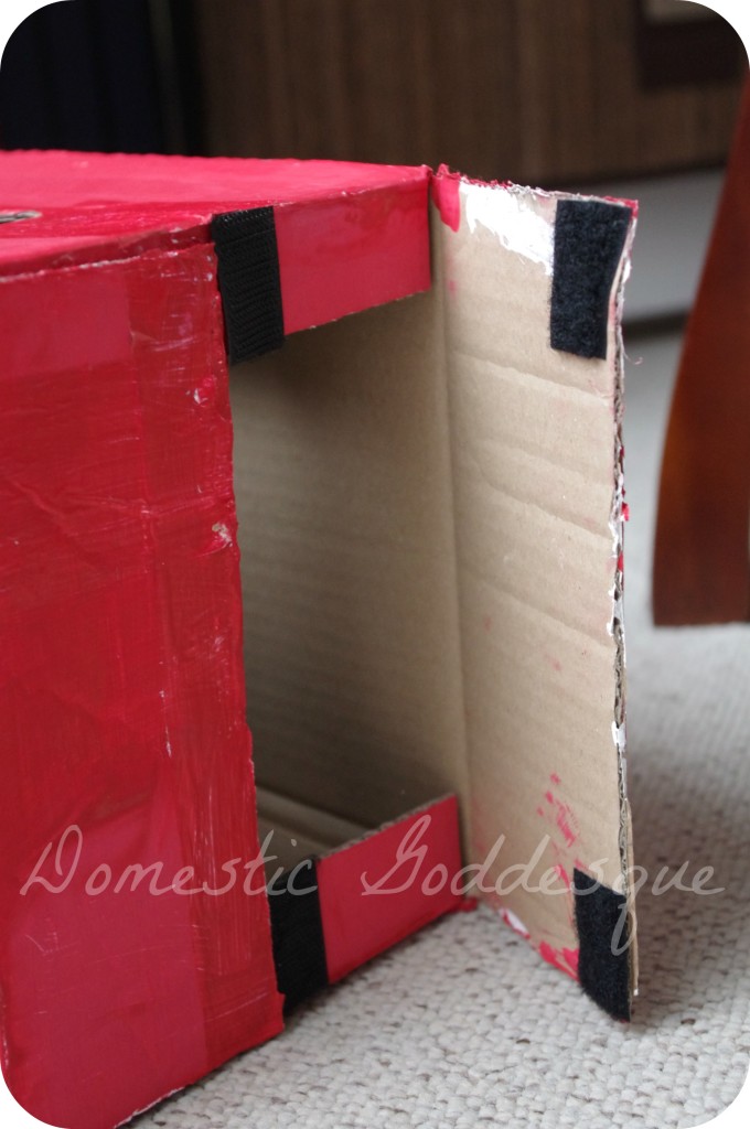 velcro fastening for box