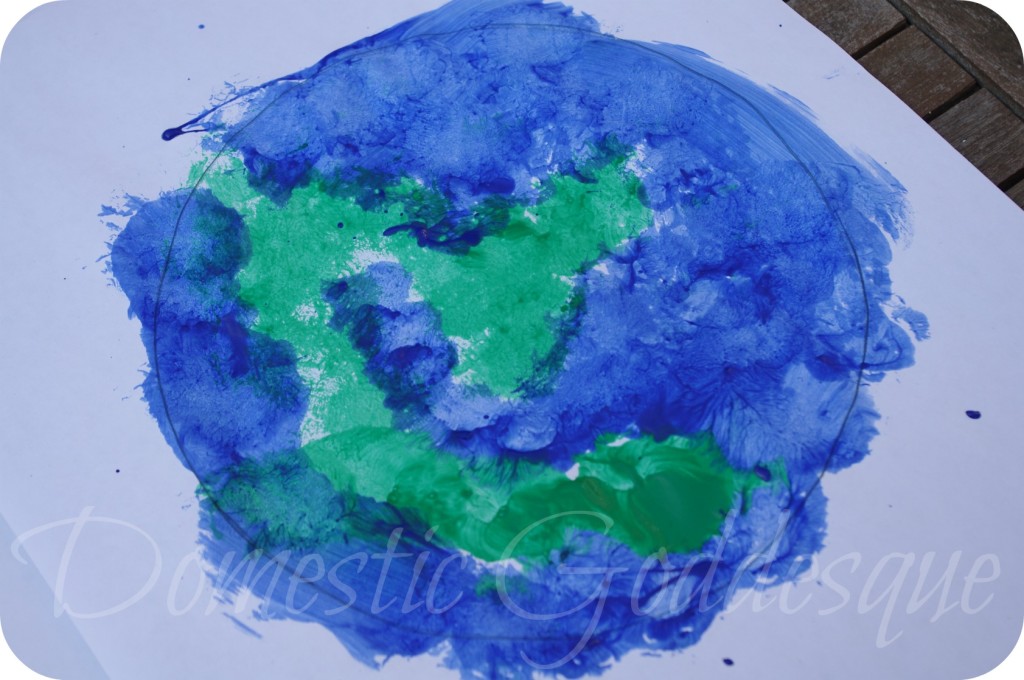 World painting for Earth Day