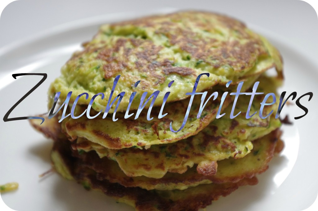 how to make courgette fritters