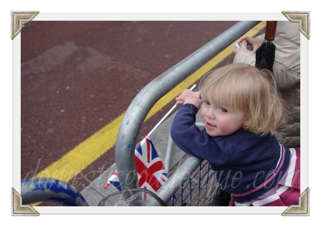 patiently waiting The Queen came to Bromley