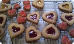 Czech heart shaped biscuits