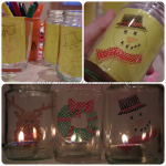 cross stitch sharpie jar lanterns