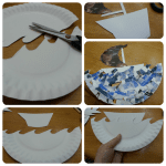 make a rocking yacht from a paper plate