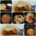 toffee apple pancakes