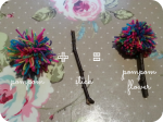 how to make a pompom flower
