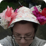 easter bonnet from a paper plate
