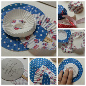 cupcake case rosette
