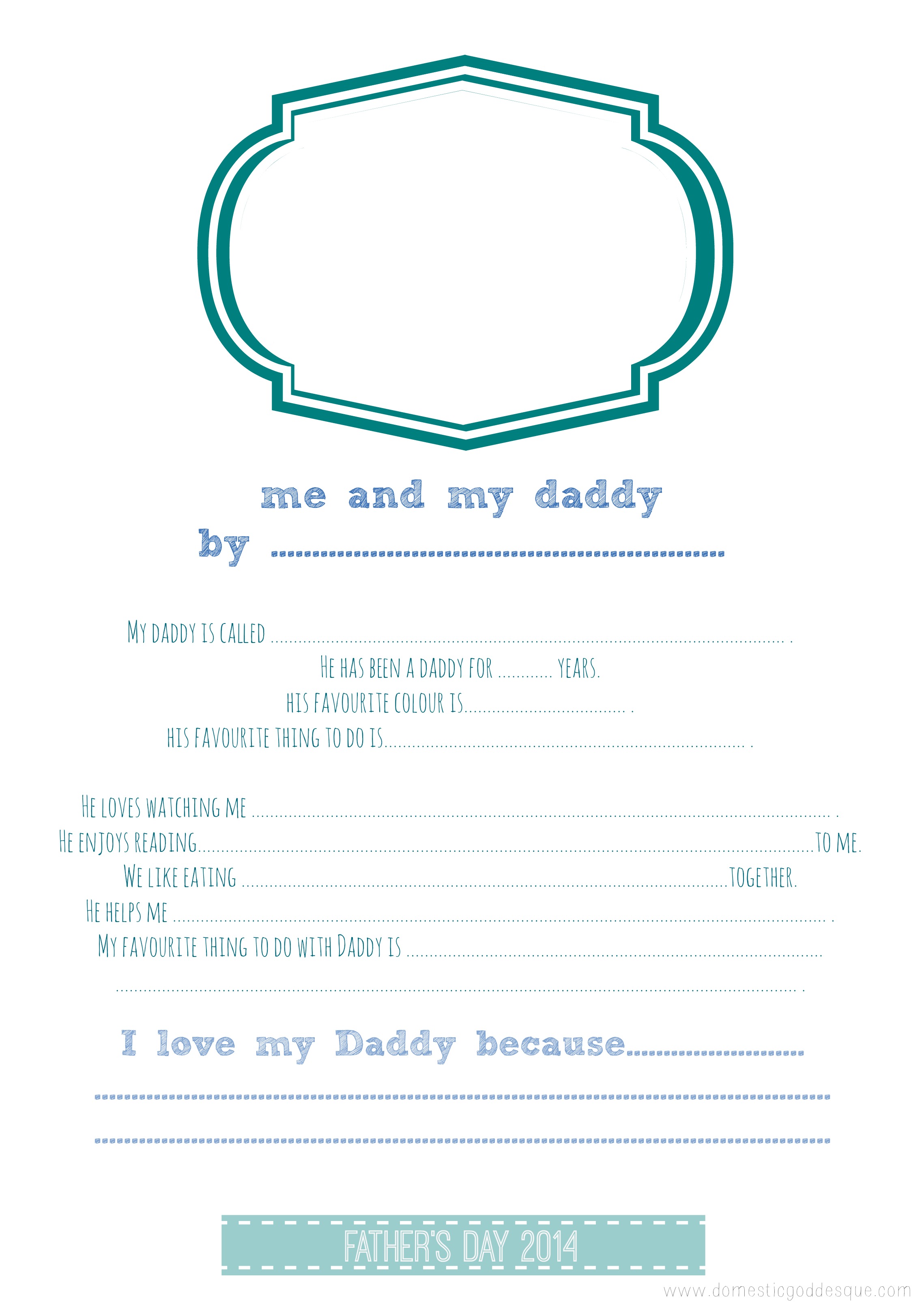 Father's Day Printables + 12 Great Dad Craft Ideas