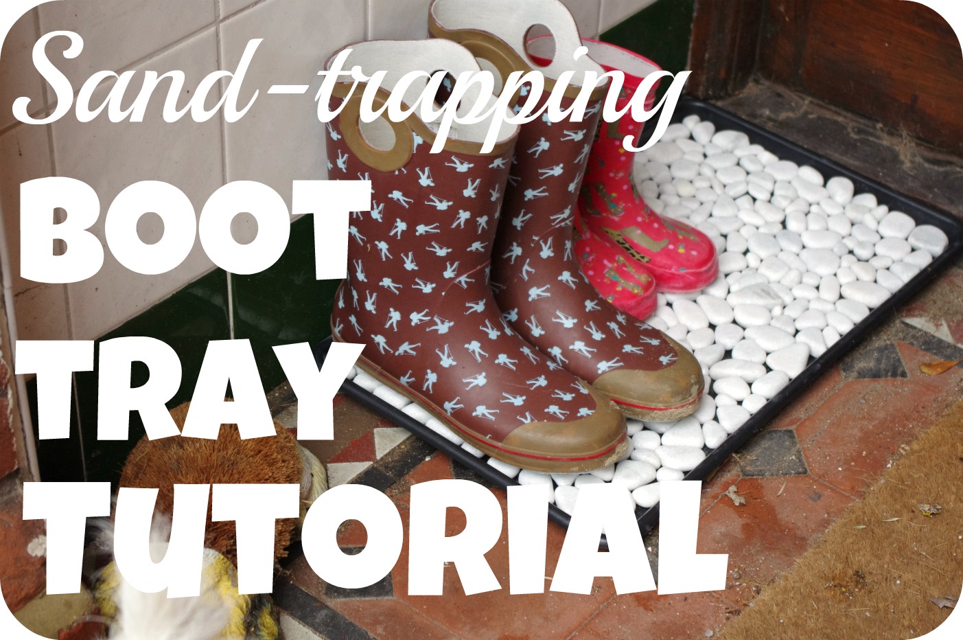 how to make a boot tray