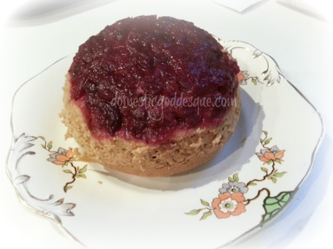 Clementine ginger and cranberry steamed pudding