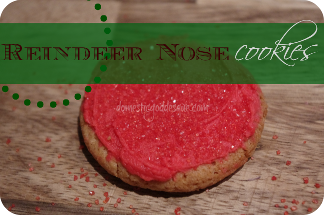 how to make reindeer nose cookies