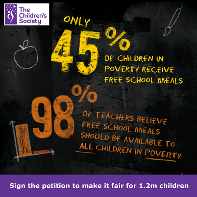 Children Society petition for Free School Meals