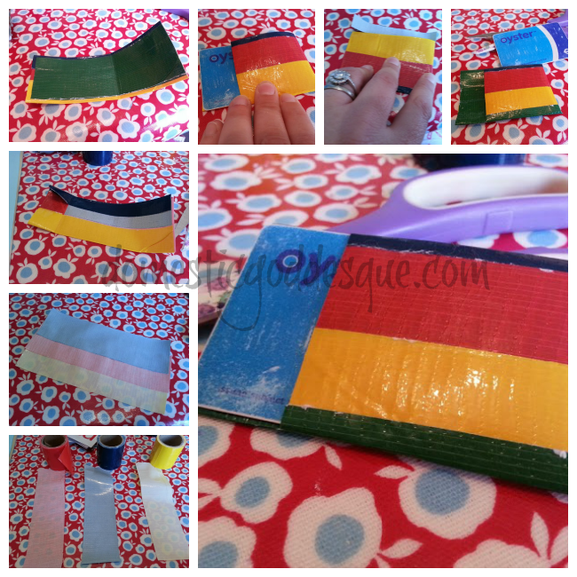 Father's Day duct tape Oyster card holder