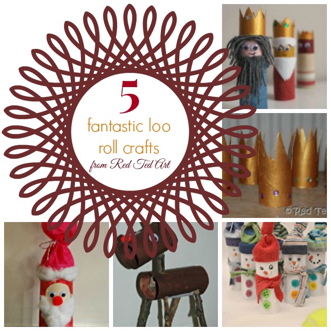 5 loo roll crafts from Red Ted Art