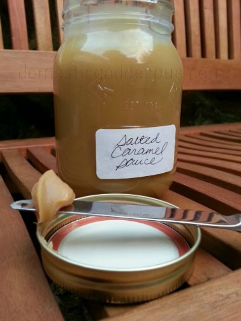salted caramel sauce for ice-cream and pies