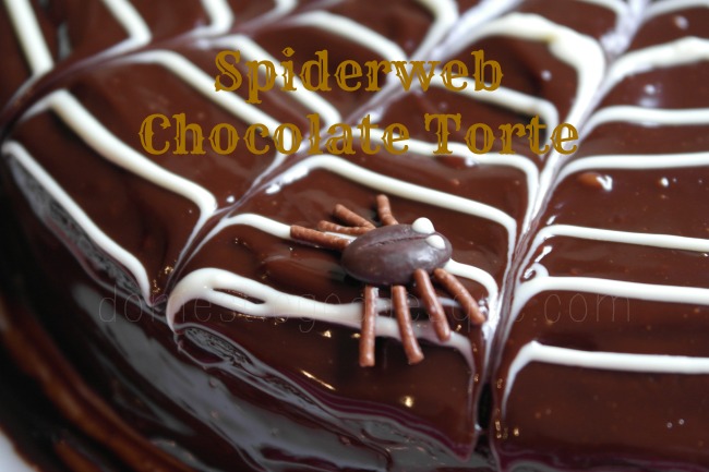 Spiderweb Chocolate Torte