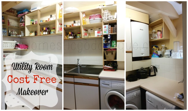 Cost Free Utility Room Laundry Room Makeover