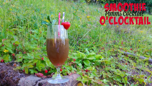 Smoothie O'Clocktail Pimms based smoothie cocktail