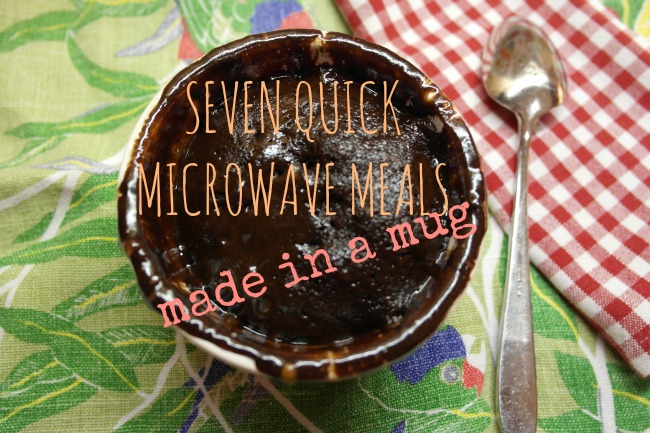 seven microwave meals you can make in a mug